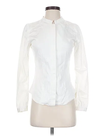 Pre-owned Assorted Brands Long Sleeve Blouse In Ivory