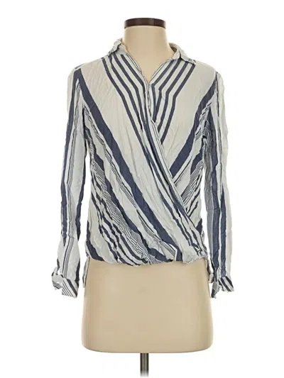 Pre-owned Assorted Brands Long Sleeve Blouse In Ivory