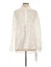 Assorted Brands Long Sleeve Blouse In Ivory