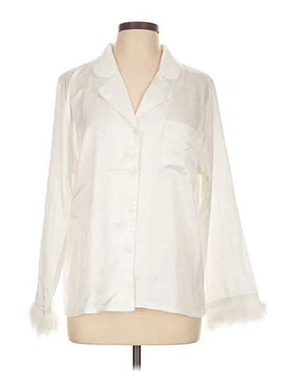Assorted Brands Long Sleeve Blouse In Ivory
