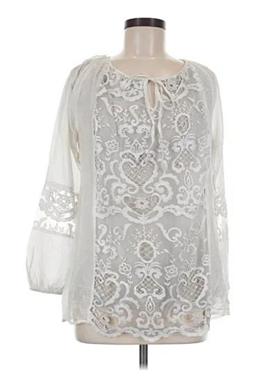 Assorted Brands Long Sleeve Blouse In Ivory
