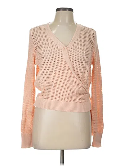 Pre-owned Assorted Brands Long Sleeve Blouse In Orange