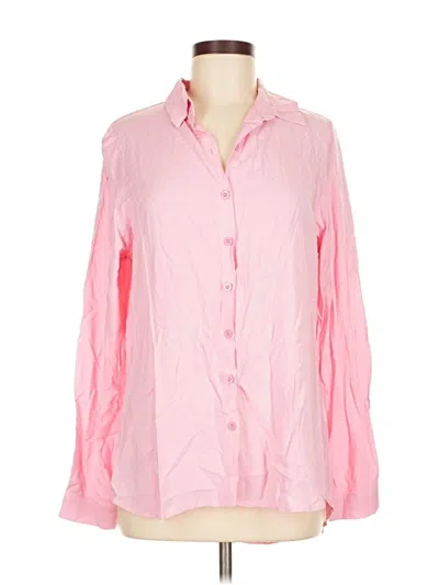 Assorted Brands Long Sleeve Blouse In Pink