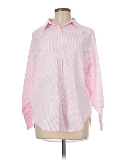 Assorted Brands Long Sleeve Blouse In Pink