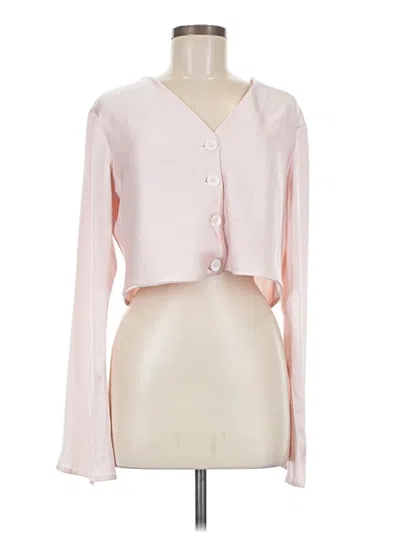 Pre-owned Assorted Brands Long Sleeve Blouse In Pink