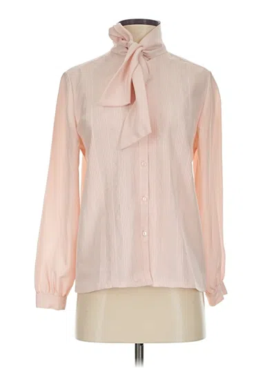 Pre-owned Assorted Brands Long Sleeve Blouse In Pink