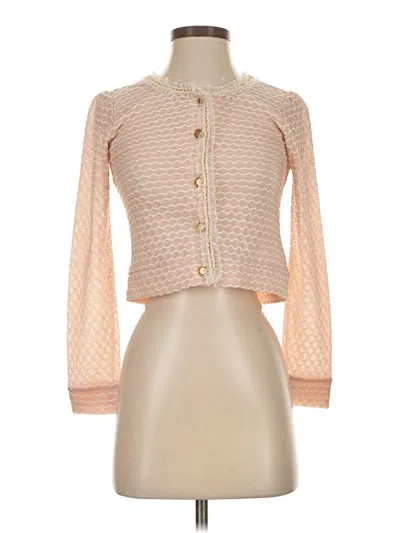 Pre-owned Assorted Brands Long Sleeve Blouse In Pink