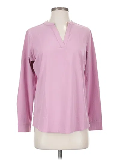 Pre-owned Assorted Brands Long Sleeve Blouse In Pink