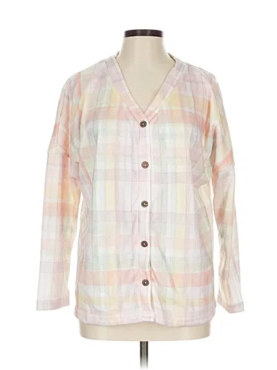 Pre-owned Assorted Brands Long Sleeve Blouse In Pink
