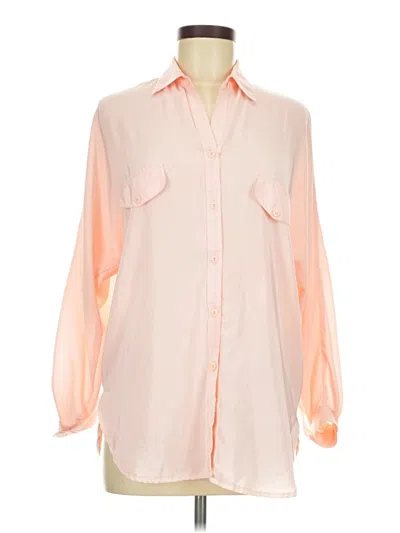 Pre-owned Assorted Brands Long Sleeve Blouse In Pink