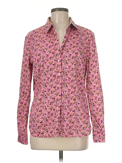 Pre-owned Assorted Brands Long Sleeve Blouse In Pink