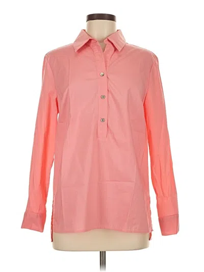Pre-owned Assorted Brands Long Sleeve Blouse In Pink