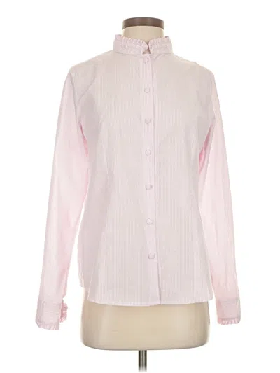 Pre-owned Assorted Brands Long Sleeve Blouse In Pink