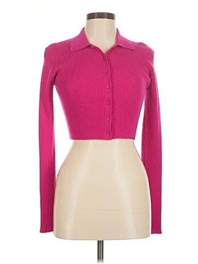 Pre-owned Assorted Brands Long Sleeve Blouse In Pink