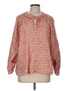 Assorted Brands Long Sleeve Blouse In Pink
