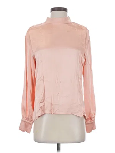 Pre-owned Assorted Brands Long Sleeve Blouse In Pink