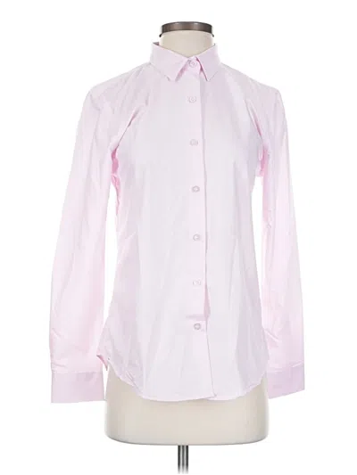 Pre-owned Assorted Brands Long Sleeve Blouse In Pink