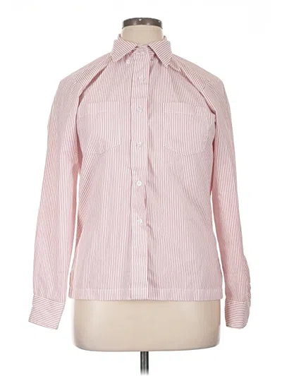 Pre-owned Assorted Brands Long Sleeve Blouse In Pink