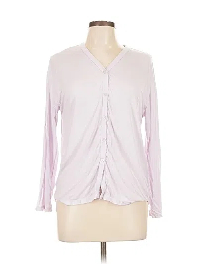 Pre-owned Assorted Brands Long Sleeve Blouse In Purple