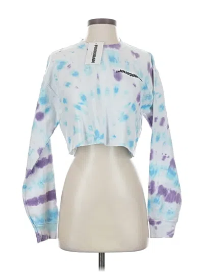 Pre-owned Assorted Brands Long Sleeve Blouse In Purple