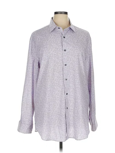 Pre-owned Assorted Brands Long Sleeve Blouse In Purple