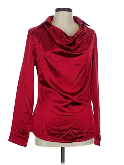 Assorted Brands Long Sleeve Blouse In Red