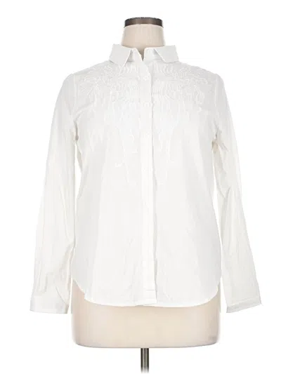 Assorted Brands Long Sleeve Blouse In White