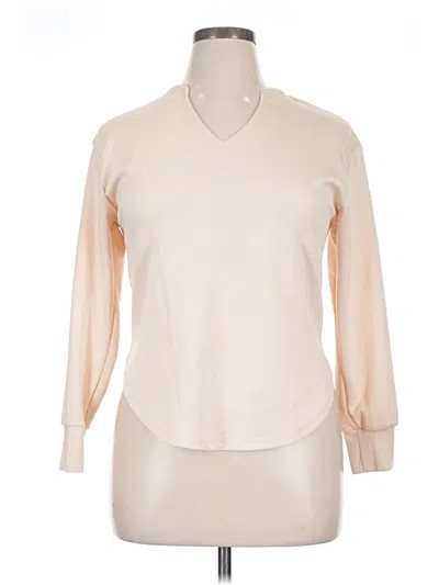 Assorted Brands Long Sleeve Blouse In White