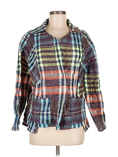 Pre-owned Assorted Brands Long Sleeve Blouse In Yellow
