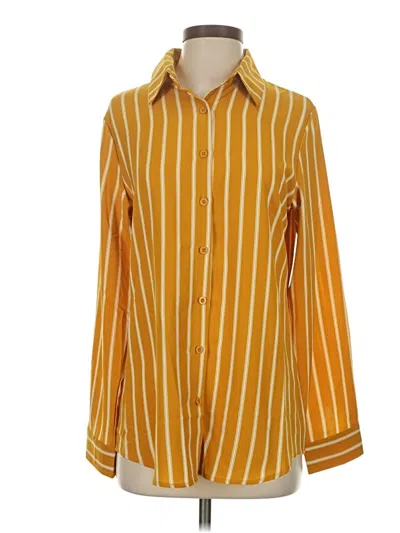 Assorted Brands Long Sleeve Blouse In Yellow