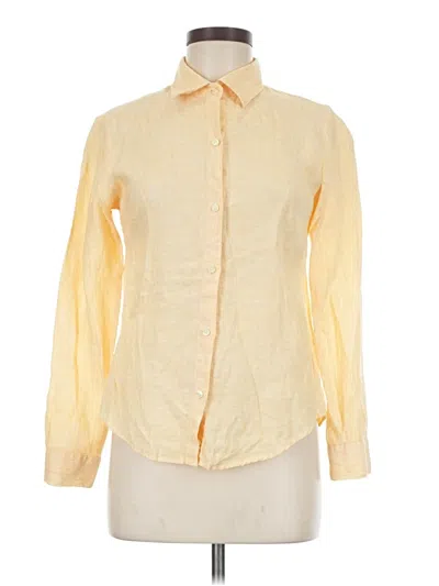 Pre-owned Assorted Brands Long Sleeve Blouse In Yellow