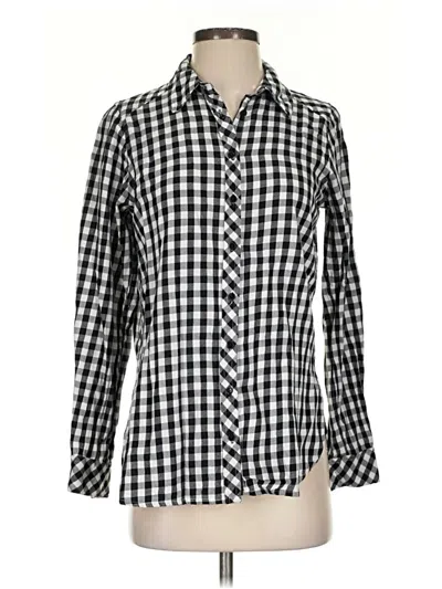Pre-owned Assorted Brands Long Sleeve Button Down Shirt In Black
