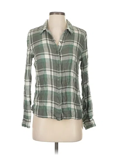 Pre-owned Assorted Brands Long Sleeve Button Down Shirt In Blue