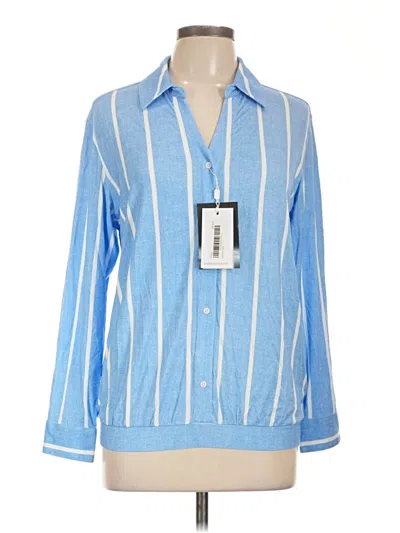 Assorted Brands Long Sleeve Button Down Shirt In Blue