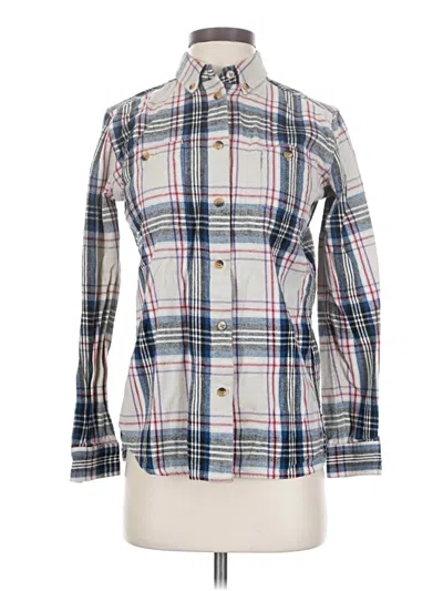Pre-owned Assorted Brands Long Sleeve Button Down Shirt In Blue