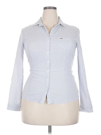 Pre-owned Assorted Brands Long Sleeve Button Down Shirt In Blue