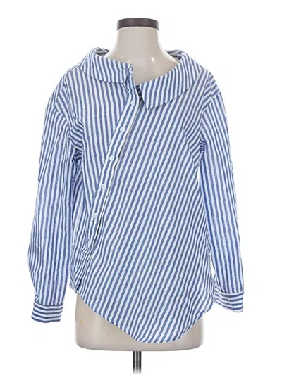 Assorted Brands Long Sleeve Button Down Shirt In Blue