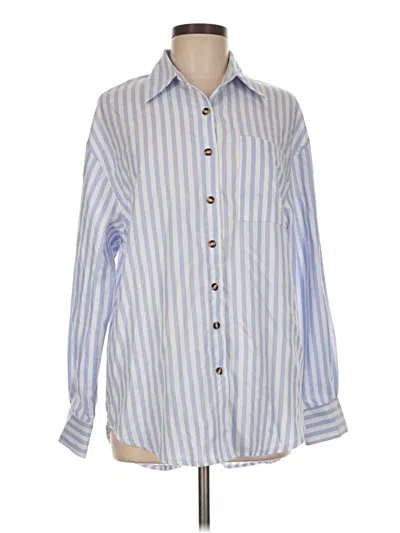 Assorted Brands Long Sleeve Button Down Shirt In Blue
