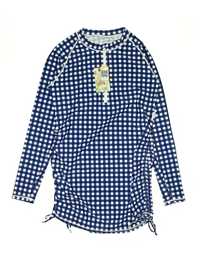 Pre-owned Assorted Brands Long Sleeve Button Down Shirt In Blue