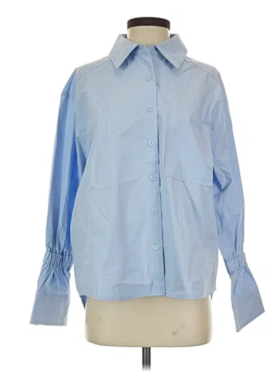 Assorted Brands Long Sleeve Button Down Shirt In Blue