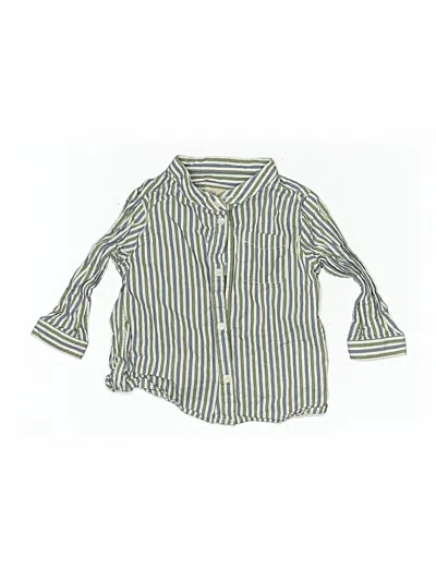 Pre-owned Assorted Brands Kids' Long Sleeve Button Down Shirt In Burgundy