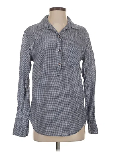 Pre-owned Assorted Brands Long Sleeve Button Down Shirt In Gray