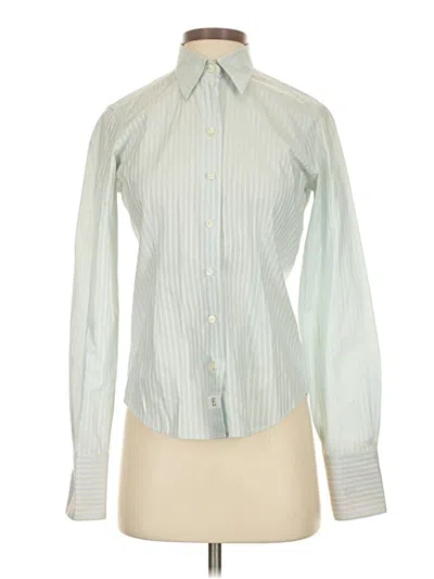 Pre-owned Assorted Brands Long Sleeve Button Down Shirt In Green