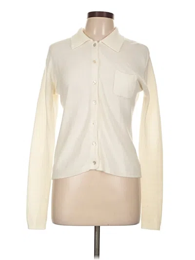 Pre-owned Assorted Brands Long Sleeve Button Down Shirt In Ivory