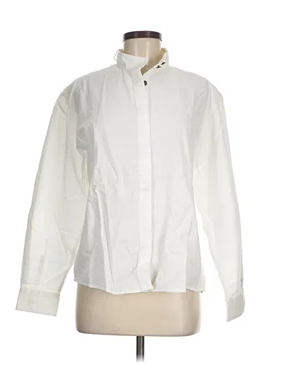 Pre-owned Assorted Brands Long Sleeve Button Down Shirt In Ivory