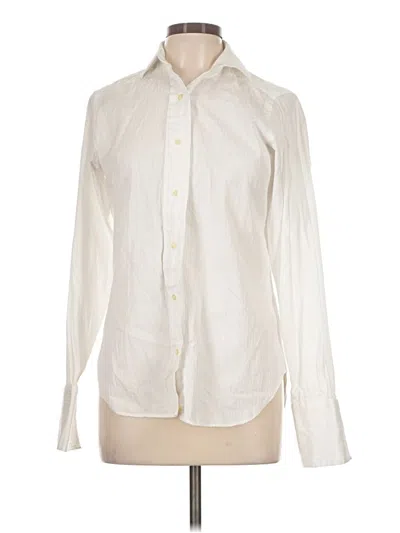 Pre-owned Assorted Brands Long Sleeve Button Down Shirt In Ivory