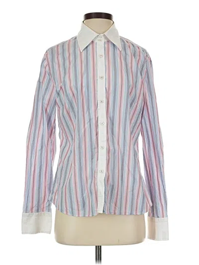 Pre-owned Assorted Brands Long Sleeve Button Down Shirt In Ivory