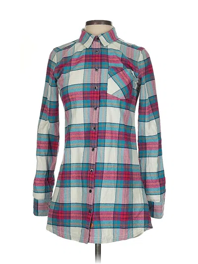 Pre-owned Assorted Brands Long Sleeve Button Down Shirt In Pink