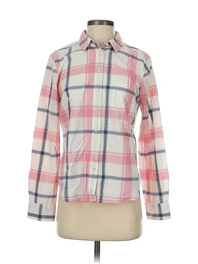 Pre-owned Assorted Brands Long Sleeve Button Down Shirt In Pink
