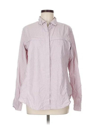 Pre-owned Assorted Brands Long Sleeve Button Down Shirt In Pink